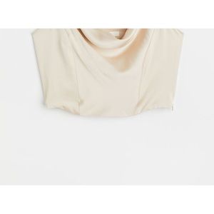 H&M Satin Corset Top NWOT